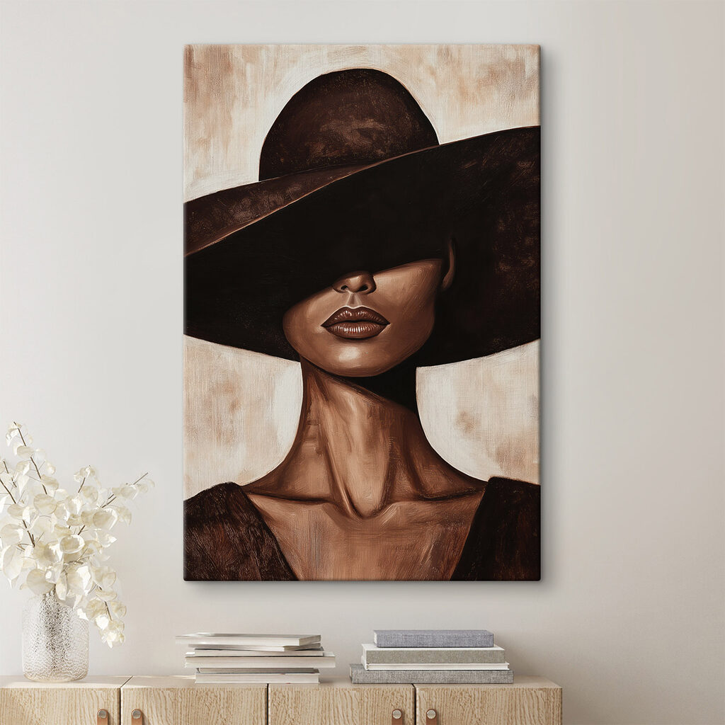 Woman wearing a hat