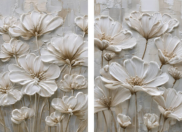 Delicate flowers in soft hues Delicate flowers in soft hues
