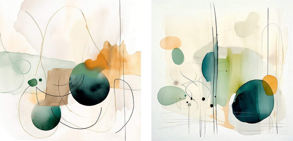 Two art pieces of art