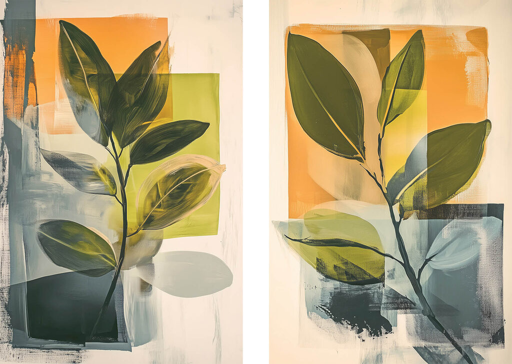 Painting of a plant