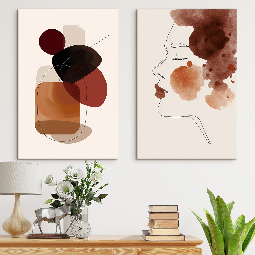 Abstract art showcasing natural forms