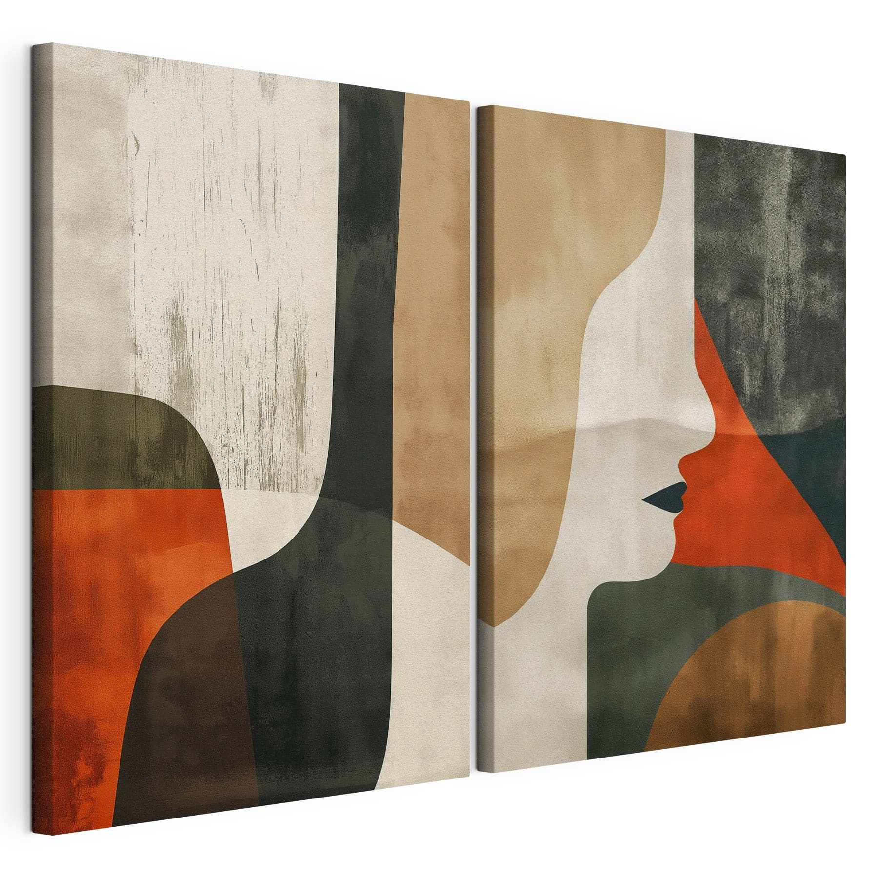 Couple of posters of women's faces
