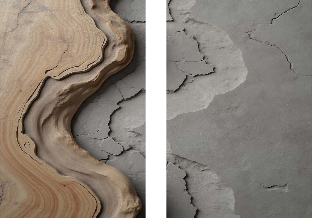 Natural elements in harmony together