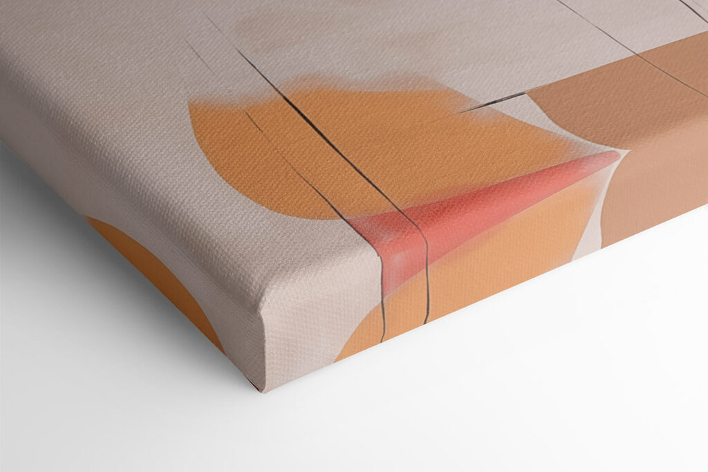 Abstract shapes in soft hues