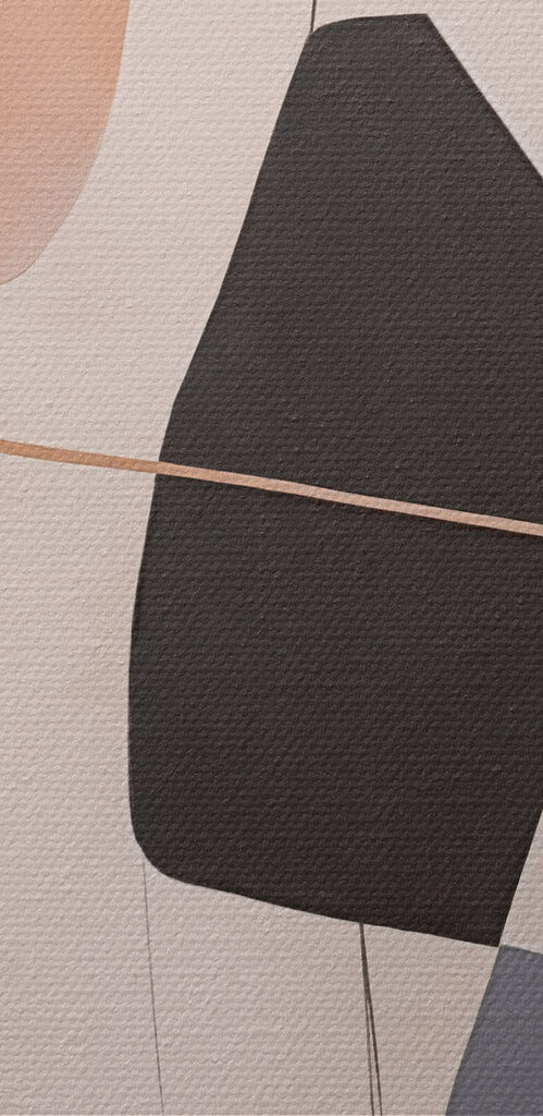 Abstract shapes in soft hues
