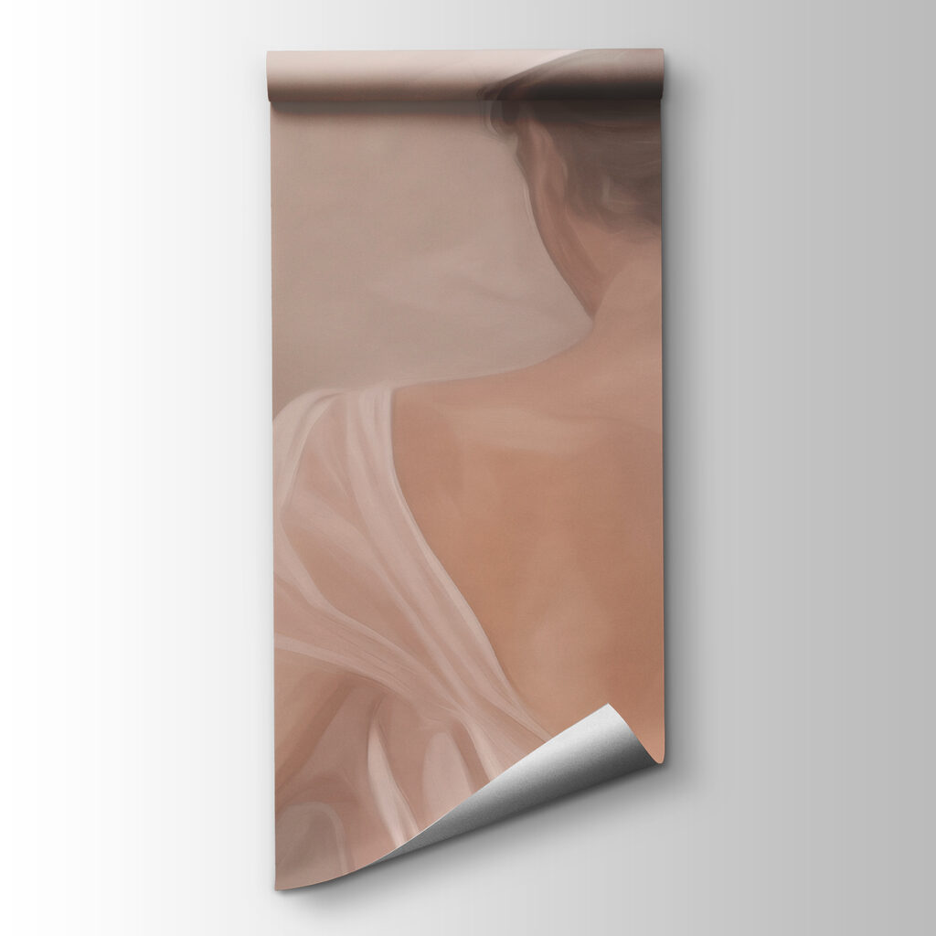 Painting of a woman in white dresses Painting of a woman in white dresses
