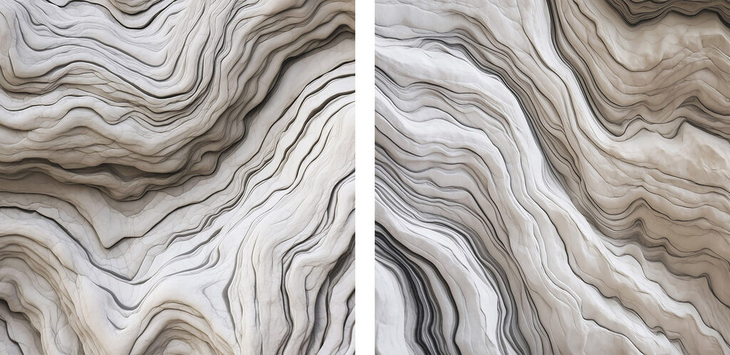 Flowing lines in soft neutrals Flowing lines in soft neutrals