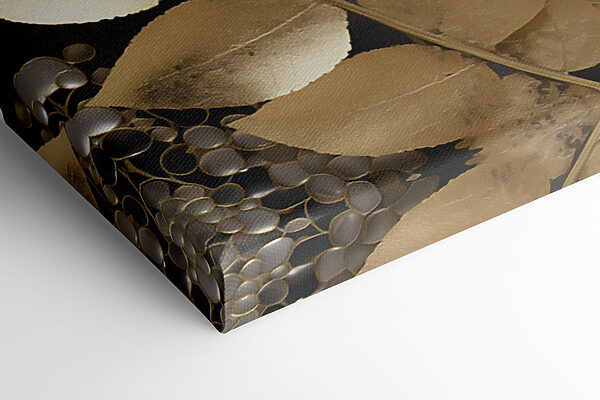 Elegant foliage design in soft tones