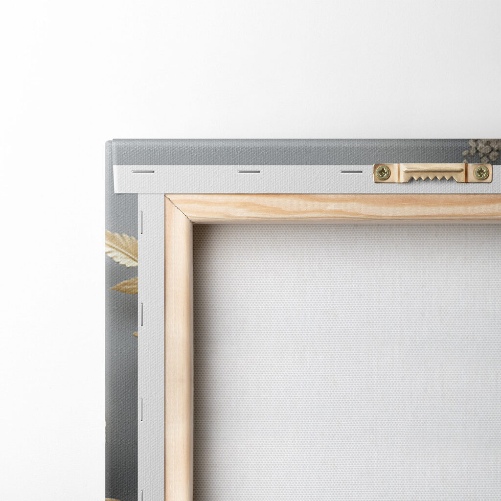 Elegant foliage design in soft tones