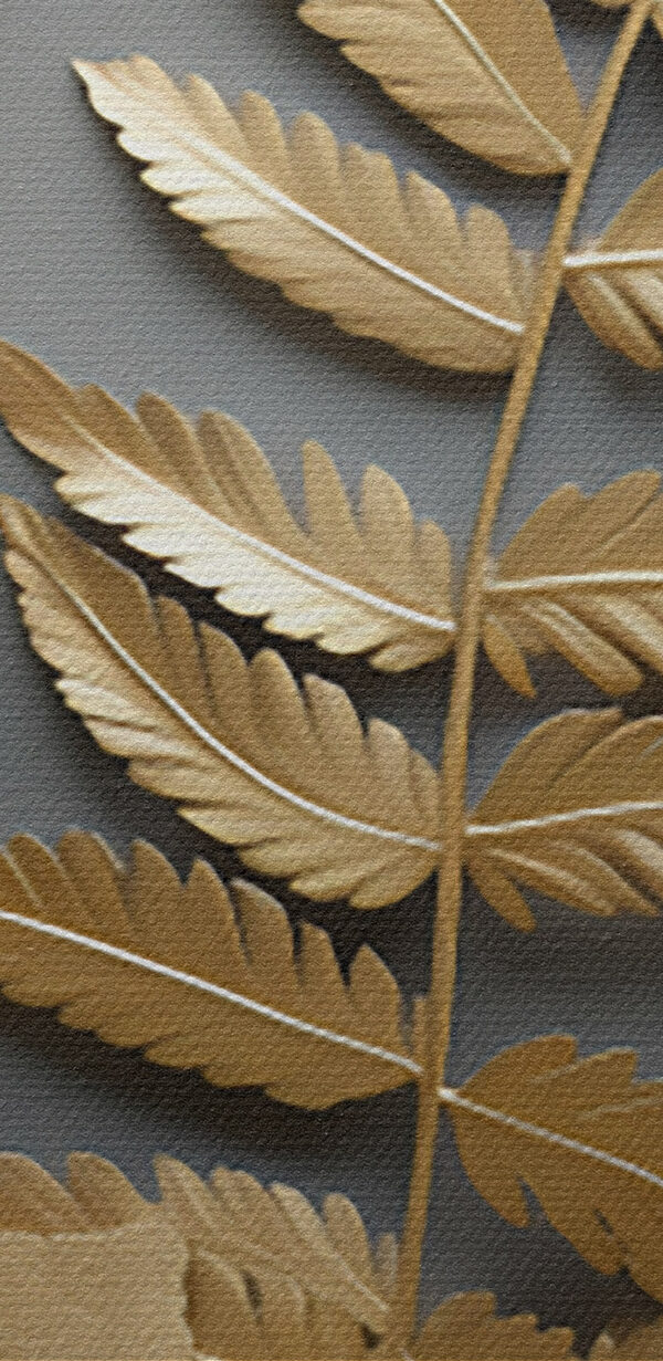 Elegant foliage design in soft tones