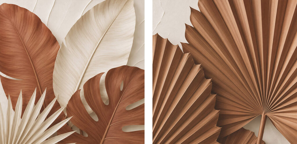 Nature-inspired elegant leaf designs