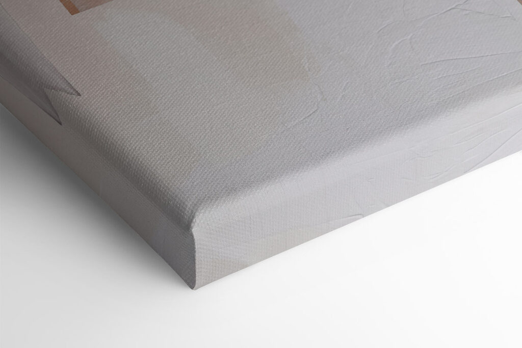 Painting of different shades of gray and black