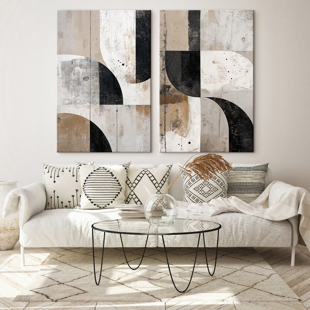 Pair of art pieces Pair of art pieces