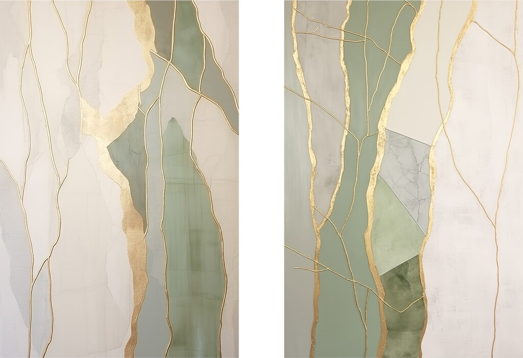 Elegant lines and soft colors
