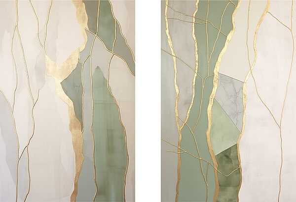 Elegant lines and soft colors
