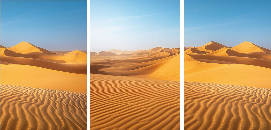 Group of sand dunes Group of sand dunes