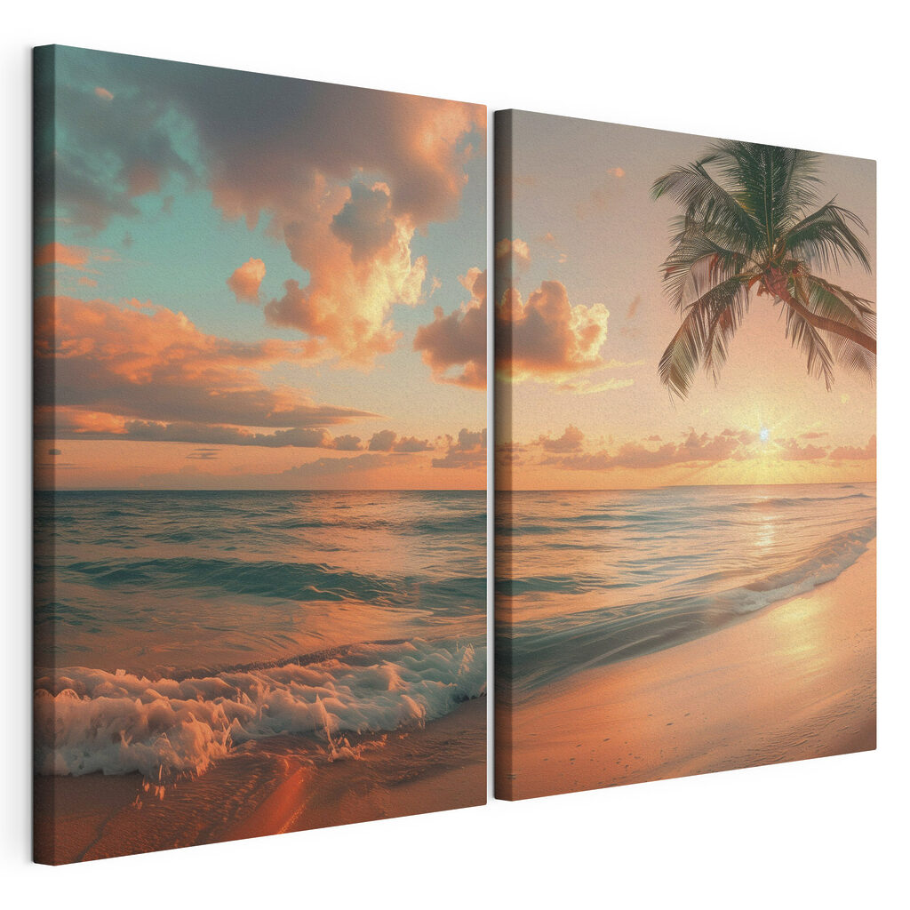 Palm tree on a beach