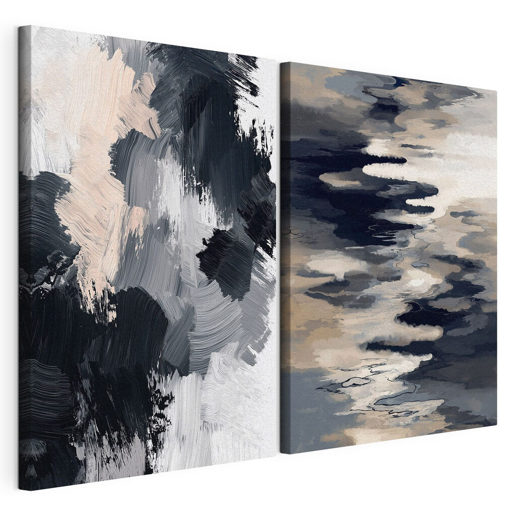 Abstract forms in monochrome shades