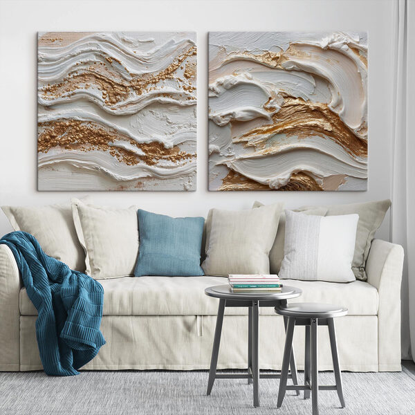 Abstract waves of color and texture Abstract waves of color and texture