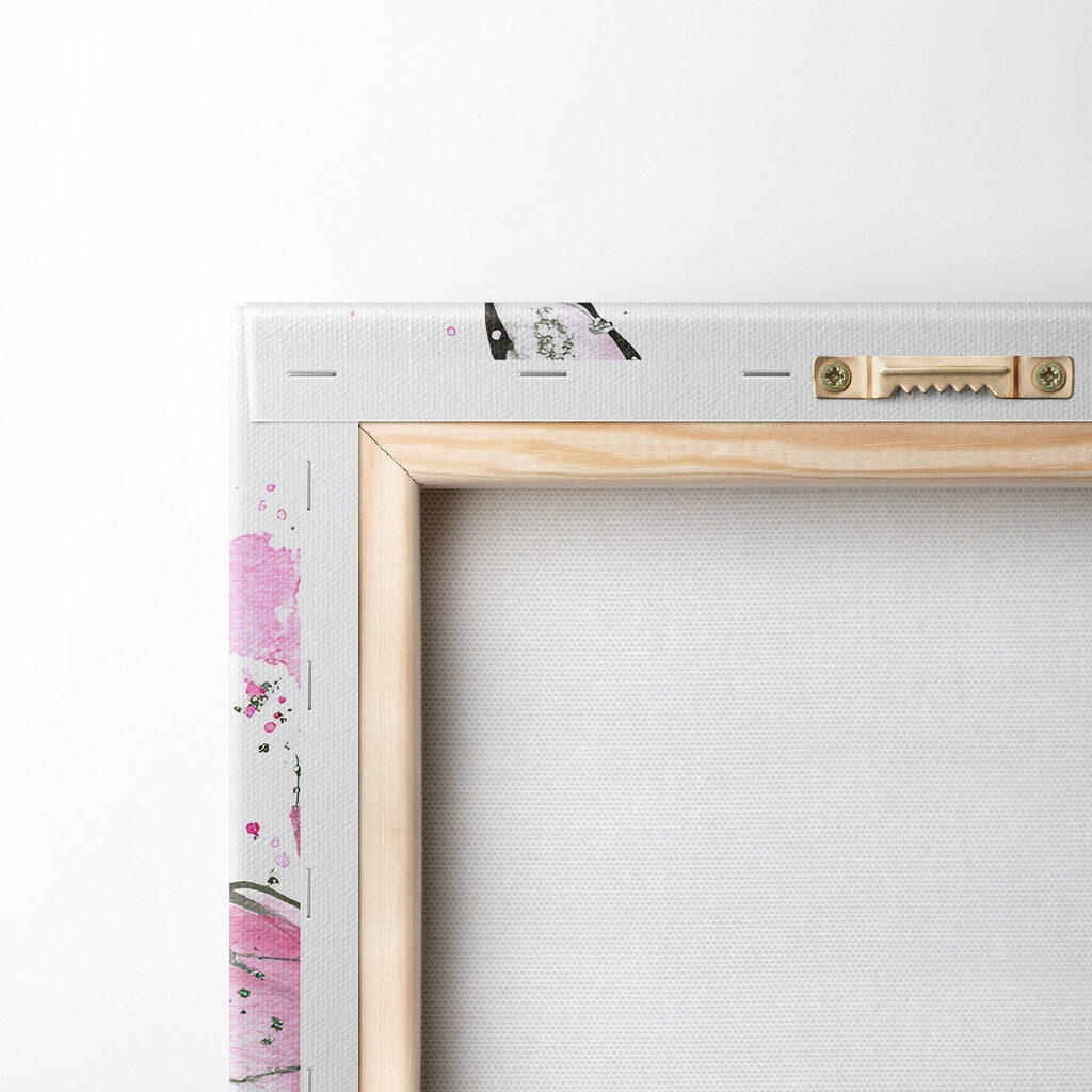 Two butterflies with pink wings