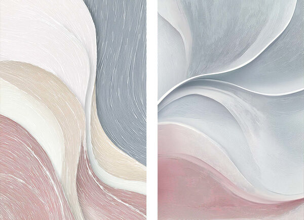 Soft waves in soothing colors