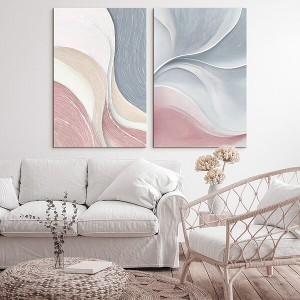 Soft waves in soothing colors