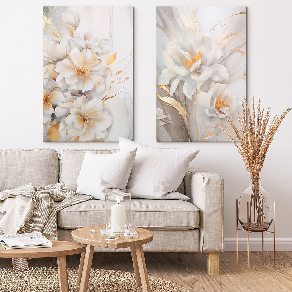 Blossoms in soft, delicate hues Blossoms in soft, delicate hues