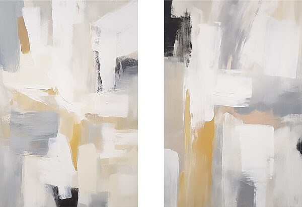 Pair of art pieces