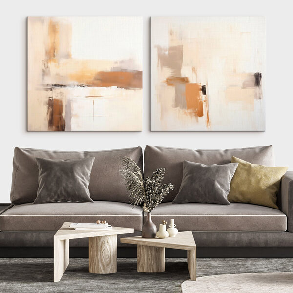 Painting of a person with a brush Painting of a person with a brush