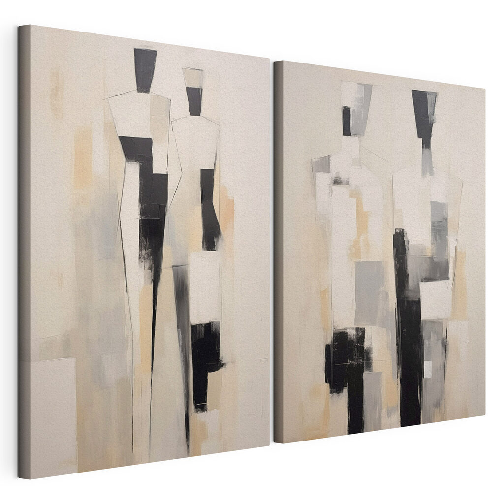 Couple of paintings of people