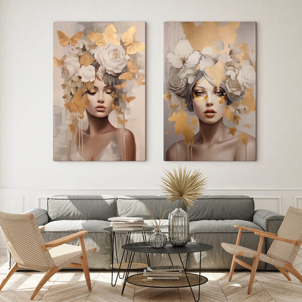 Elegant portraits with nature's touch