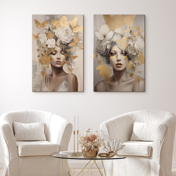 Elegant portraits with nature's touch