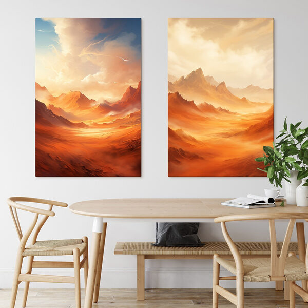 Screenshot of a painting of a desert landscape
