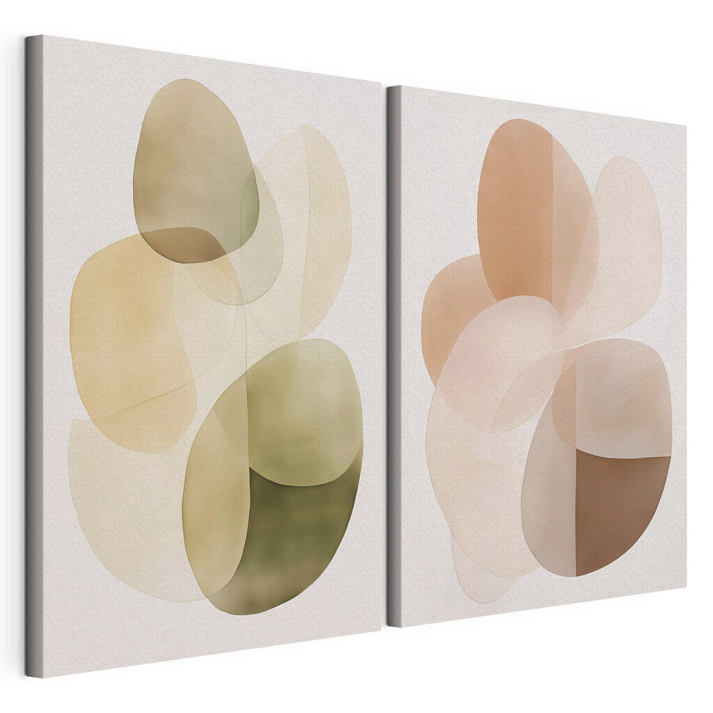 Soft shapes in harmonious tones Soft shapes in harmonious tones