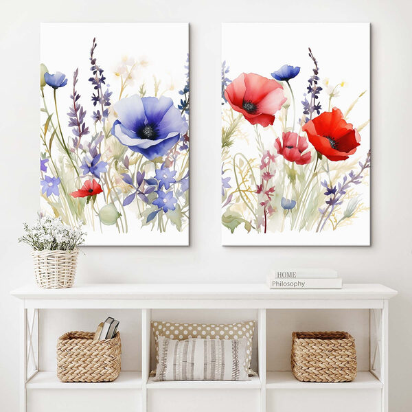 Painting of flowers and plants Painting of flowers and plants
