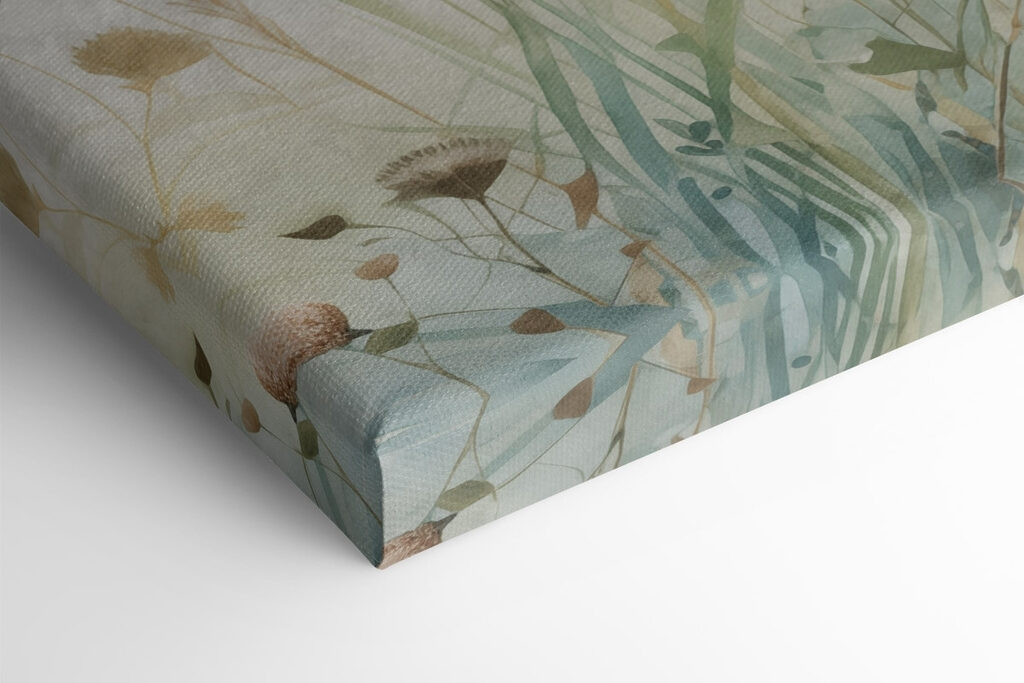 Painting of flowers and grass Painting of flowers and grass