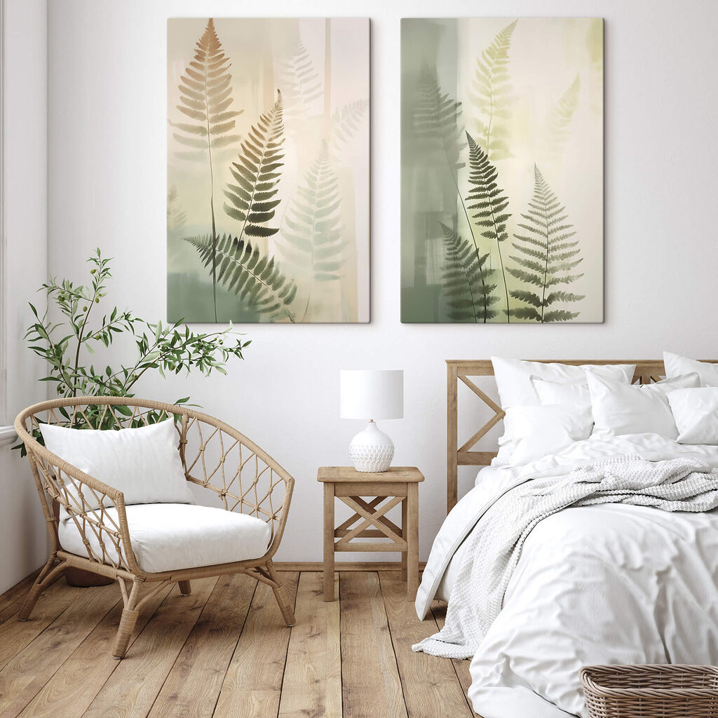 Gentle ferns in soft hues Gentle ferns in soft hues