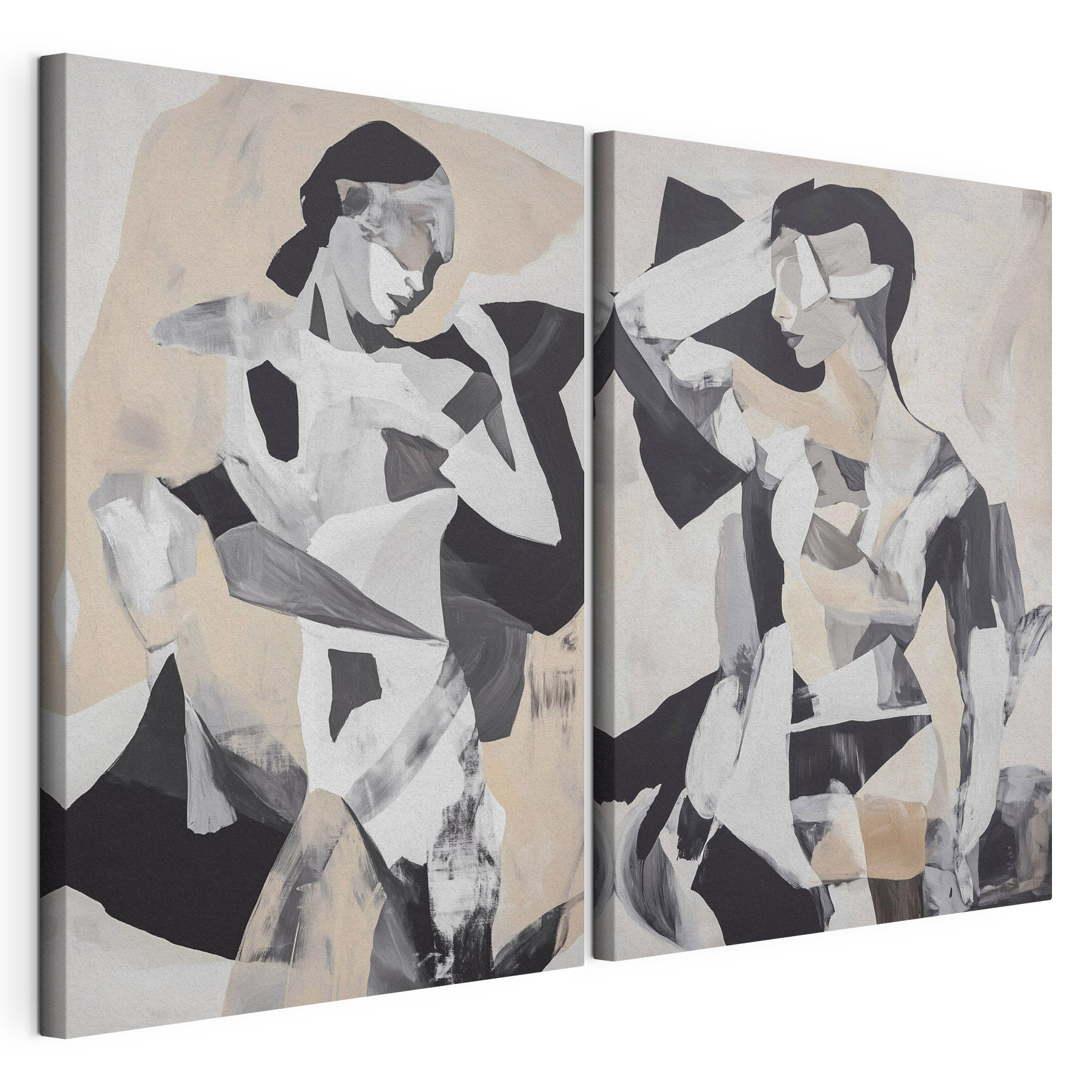 Two images of a woman Two images of a woman
