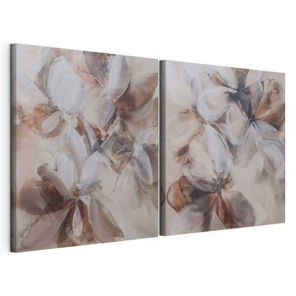 Malba květin na plátně Modulární tisk na plátně Malba květin na plátně