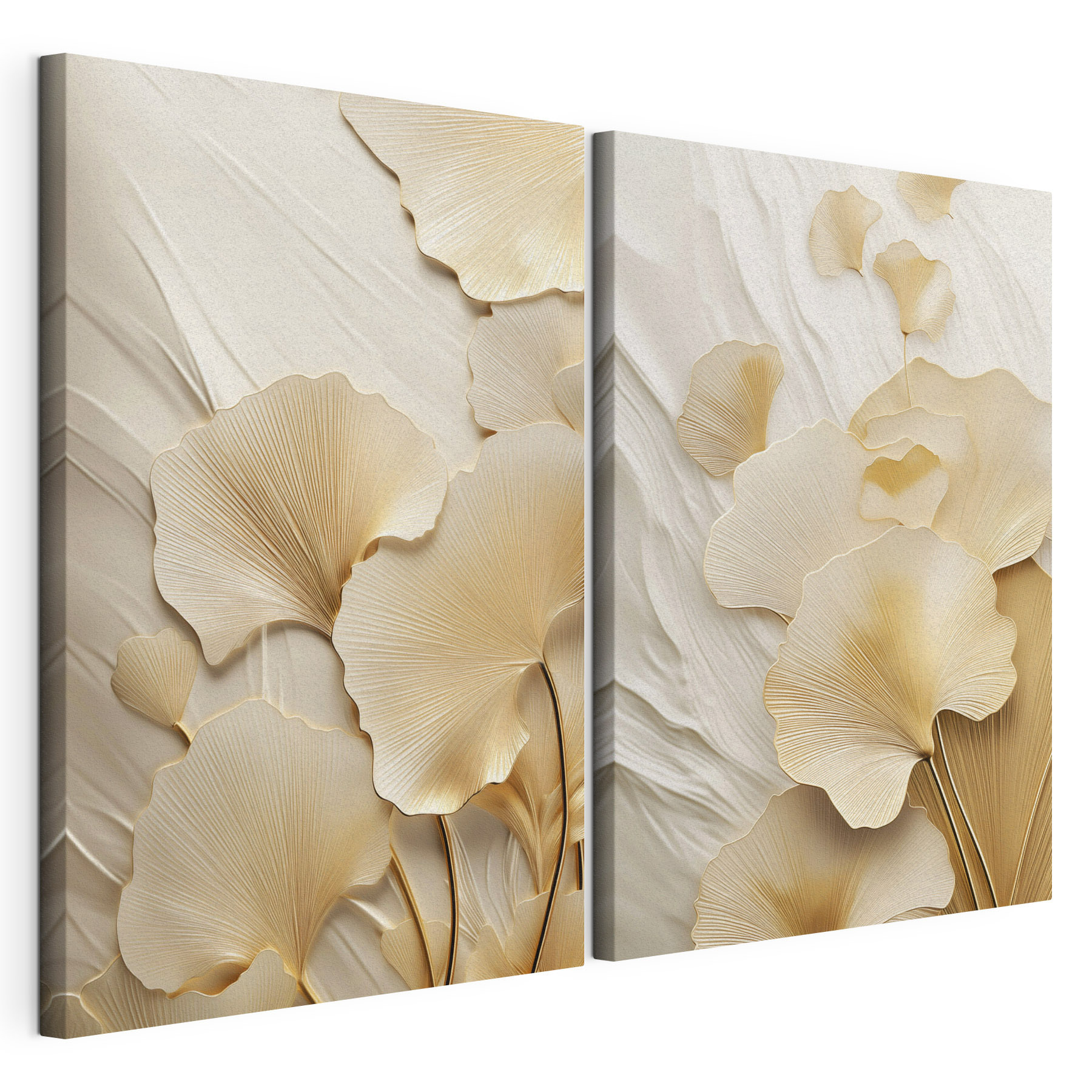 Delicate leaves in soft tones Delicate leaves in soft tones