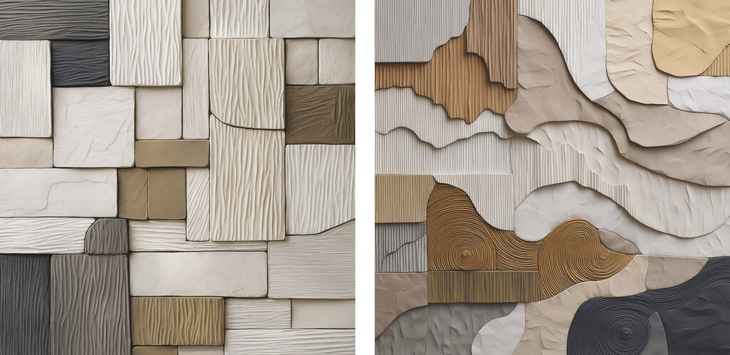 Elegant patterns in soft hues