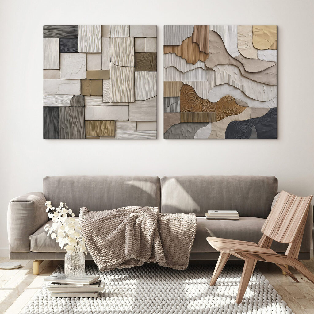 Elegant patterns in soft hues