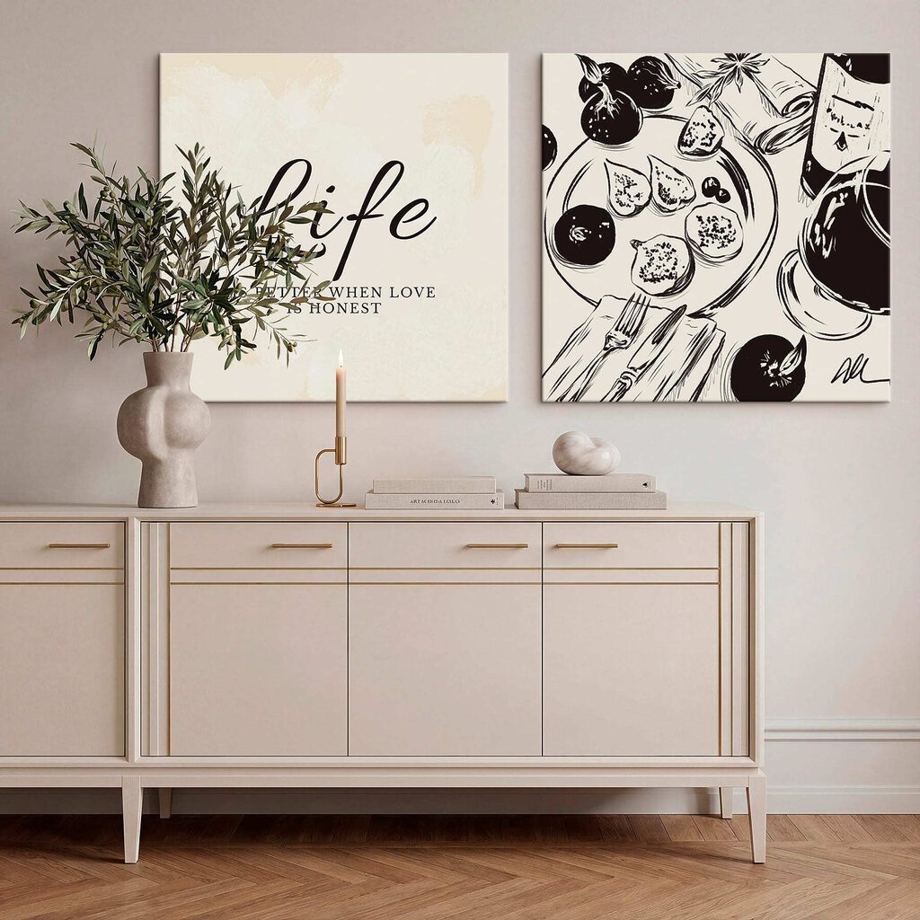 Black and white illustration of food Black and white illustration of food