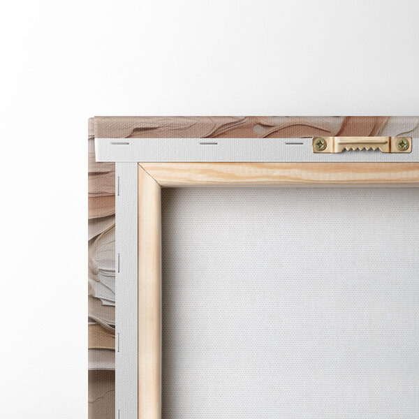 Fluid lines in warm, earthy tones Fluid lines in warm, earthy tones