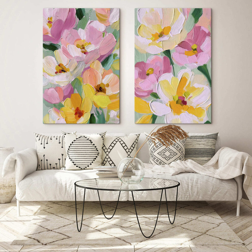 Colorful blooms in vibrant harmony Colorful blooms in vibrant harmony