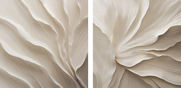 Delicate layers of flowing design Delicate layers of flowing design