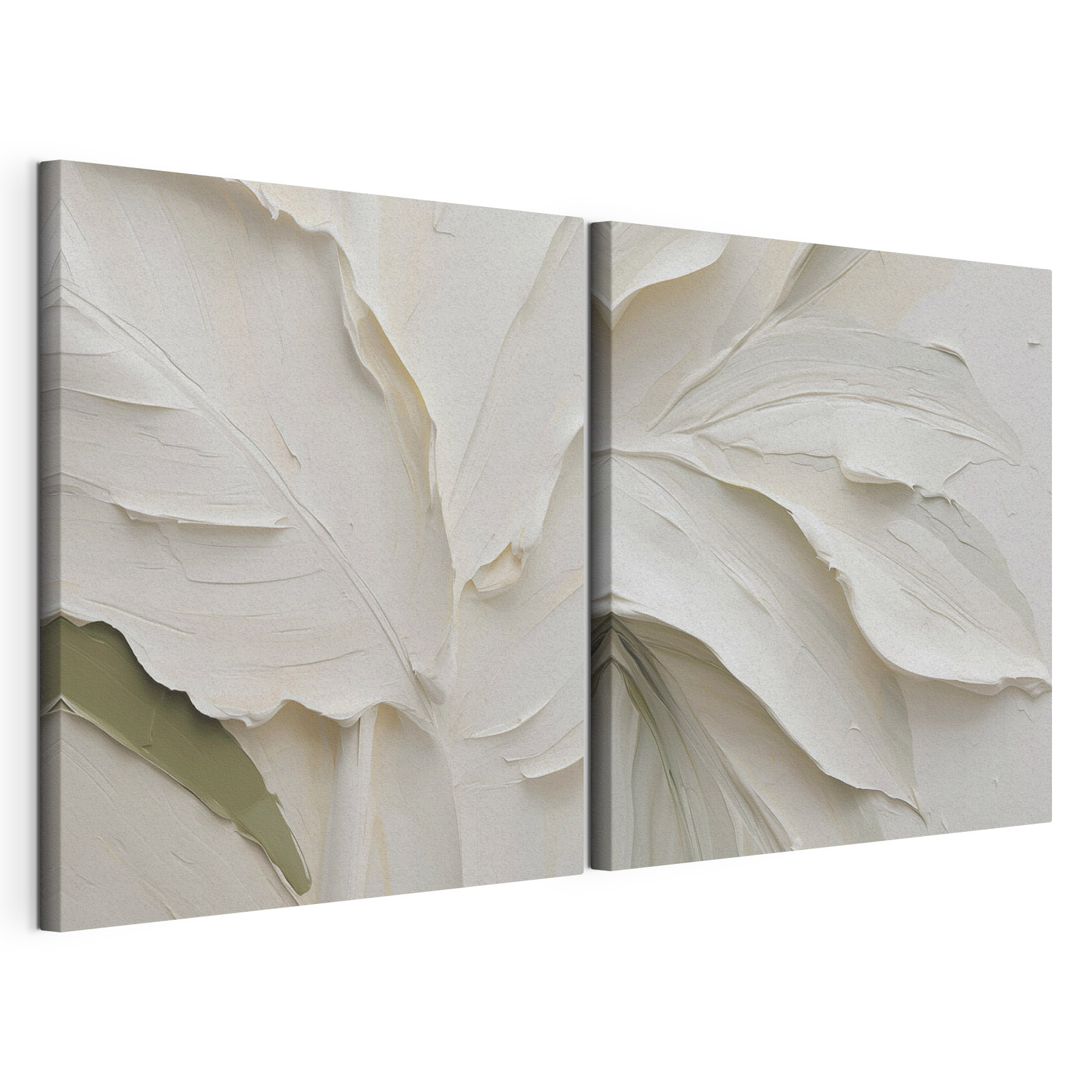 Beautifully crafted leaves in varying shades Beautifully crafted leaves in varying shades