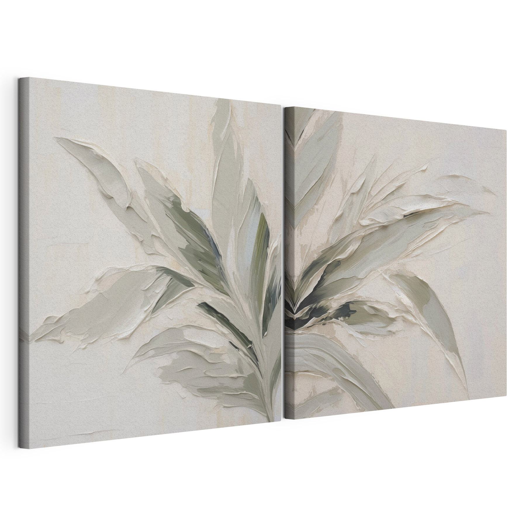 Lush leaves in soft tones Lush leaves in soft tones