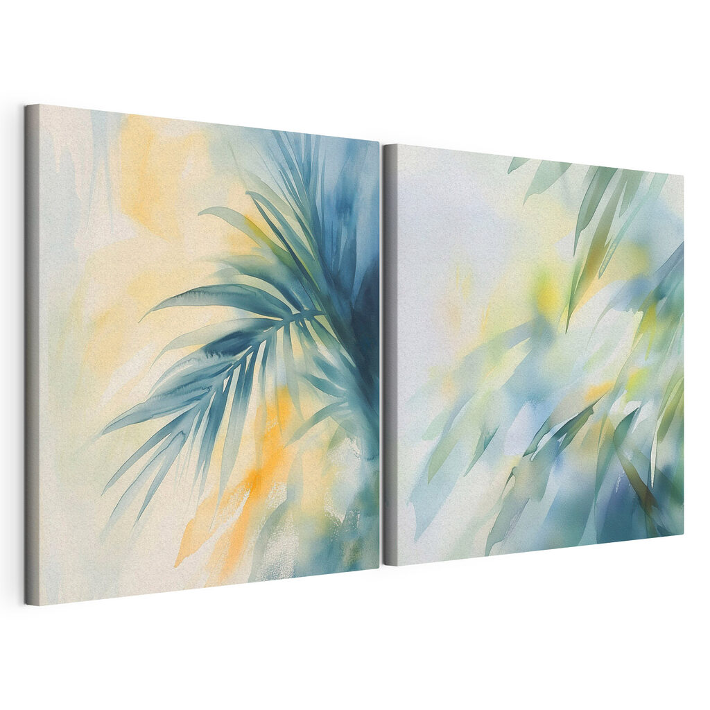 Watercolor painting of leaves Watercolor painting of leaves