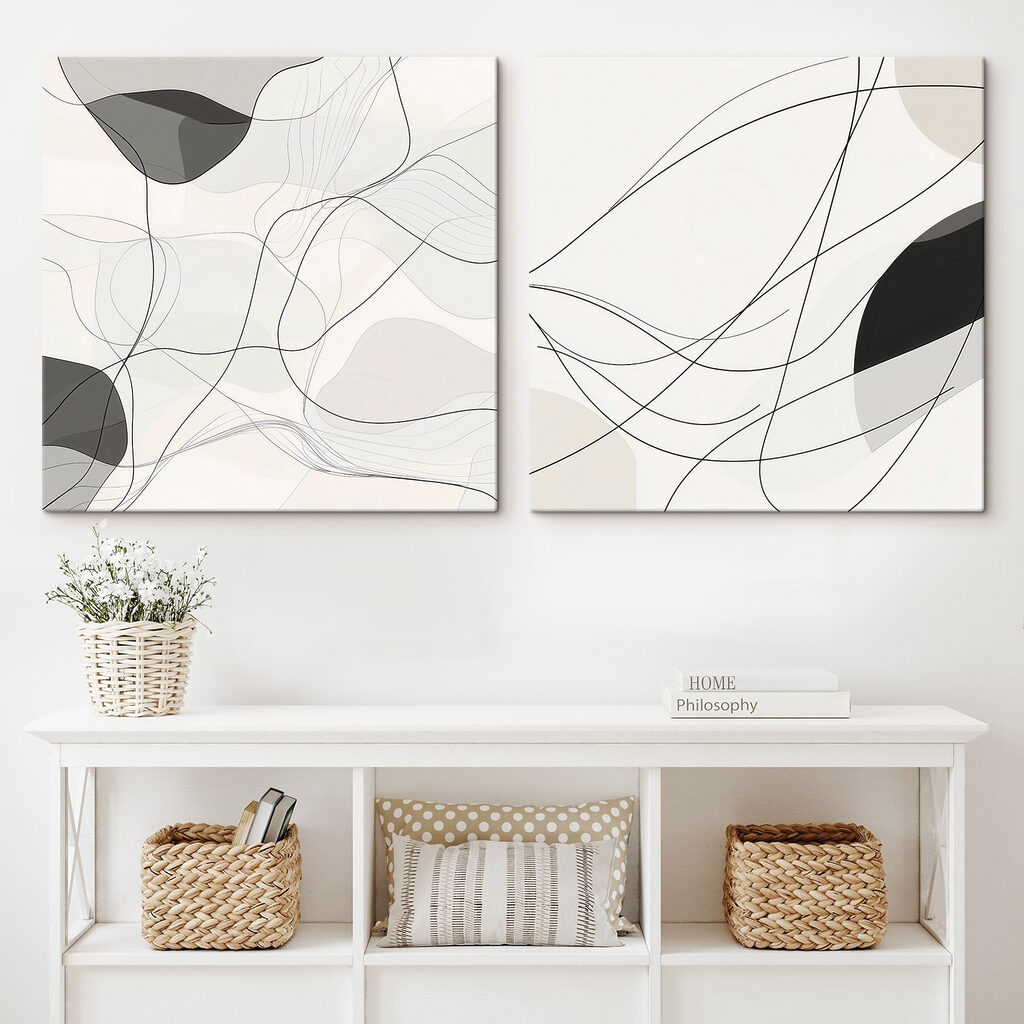 Dynamic lines create soft harmony Dynamic lines create soft harmony